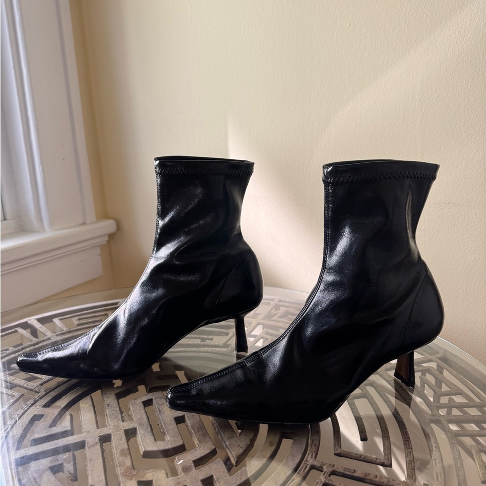 Anthropologie -  Angel Alarcon Pointed-Toe Kitten Heel Boots